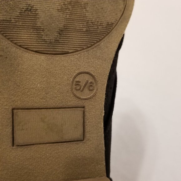 Suede Finish Black Oxfords Lace up Perforated Detail Xhilaration - Picture 8 of 8